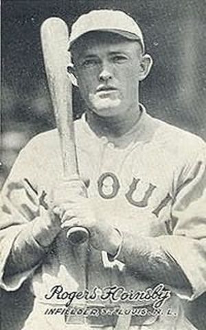 Rogers Hornsby wins the Triple Crown.