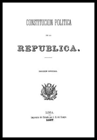 CONSTITUCIÓN POLÍTICA DEL PERÚ DE 1867