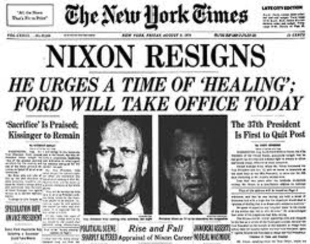 President Nixon Resigns