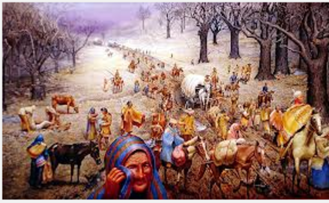 Smallpox ravages Native American villages.