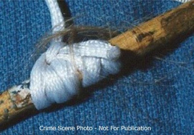 Evidence and handwriting samples are collected from the Ramseys