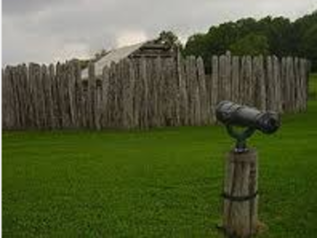 French kick out the Virginians who have begun building at the Forks