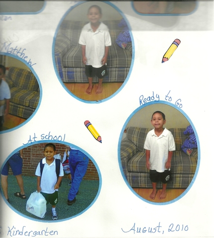 Matthew entered Kindergarten