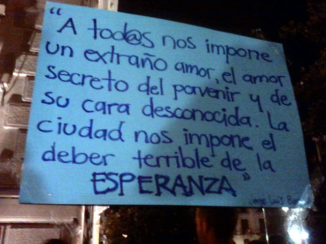 La acampada llega a Norte