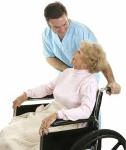 Doctors- Had a fall, is now in a wheelchair