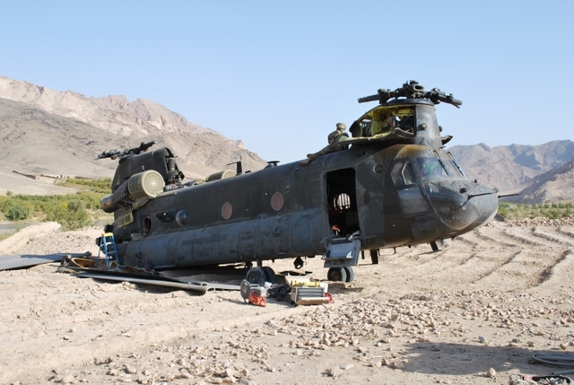 Helicopter Shot Down