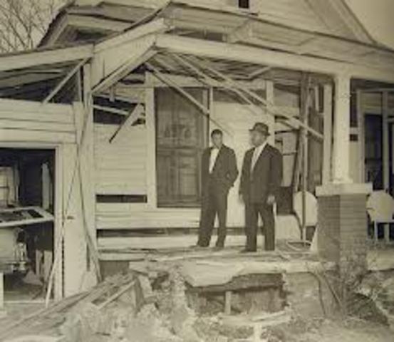 bombing of Martin Luther King jr's house