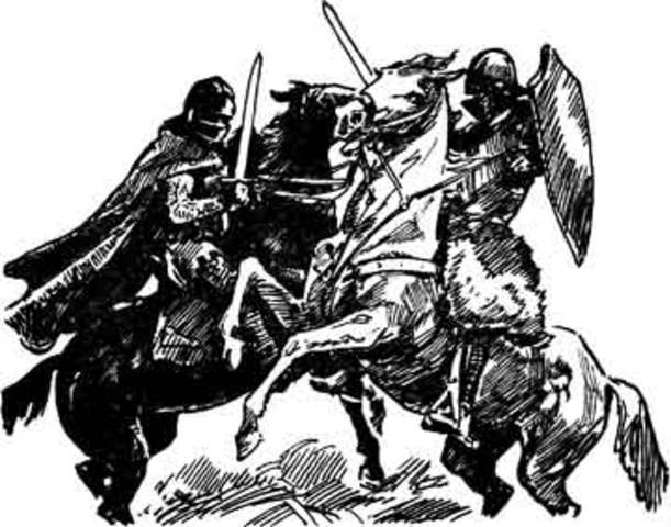 Danes attack England