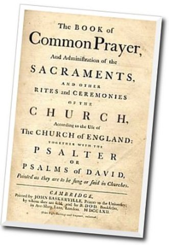 the Book of Common Prayer of the Church of England is published