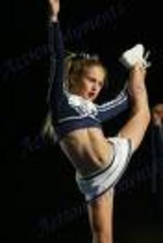 Started Competive Cheer