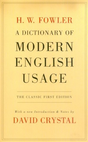 Dictionary of Modern English Usage