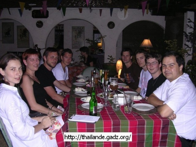 Diner Gadzarts Thailande a Bangkok