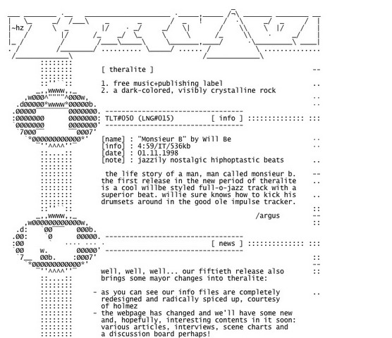 Monsieur B released at Theralite netlabel