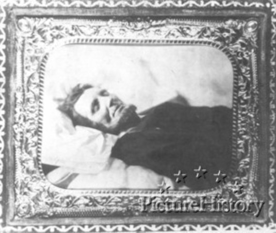 Abraham Lincoln shot and killed