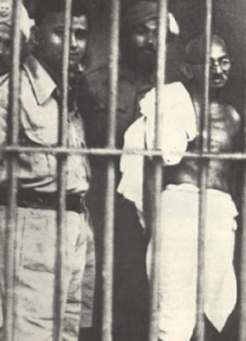 Gandhi is arrested for sedition