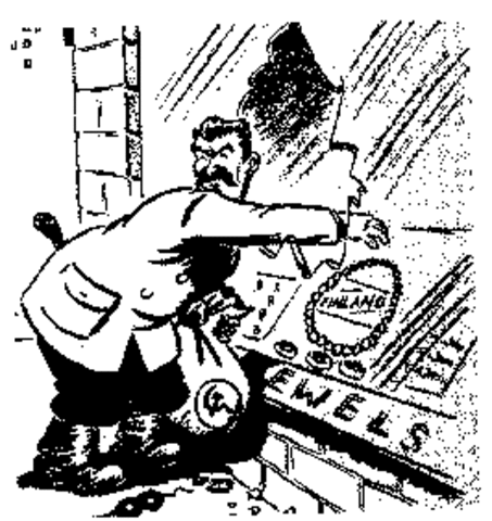 Stalin attacks Finland