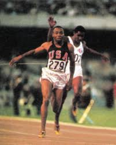 First man to break 10 seconds.