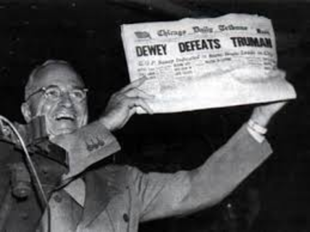 Truman relected.