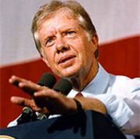 Democrat Jimmy Carter becomes President of the United States
