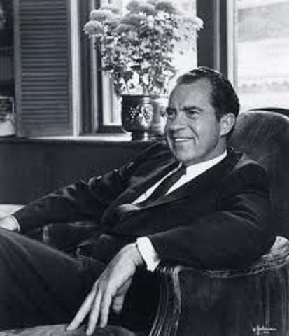 Nixon is elected 37th President of the United States.