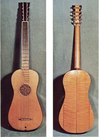 Five Course Guitar- 17th Century