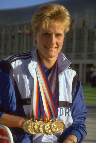 Kristin Otto	 East Germany	1:00.89