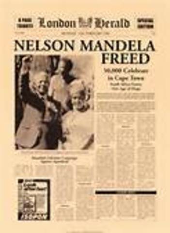 release of nelson mandela