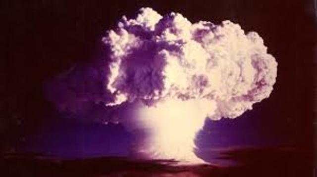 .U.S Uses First Atomic Weapon