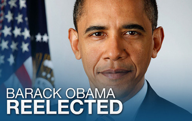 Barack Obama Re-elected