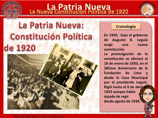 Constitución para la República del Perú de 1920