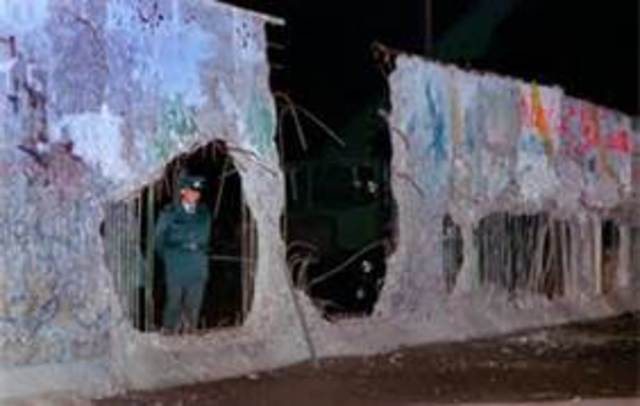 Berlin Wall is Torn Down