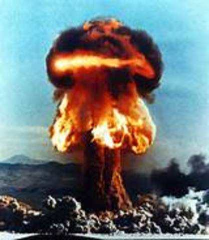The Soviet Union Tests their First Atomic Bomb