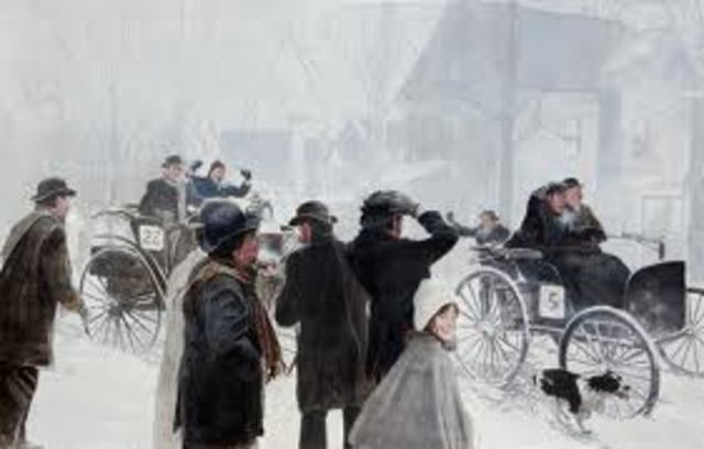 Federick Upham Adams who was a reporter got the idea The first horesless carriage race