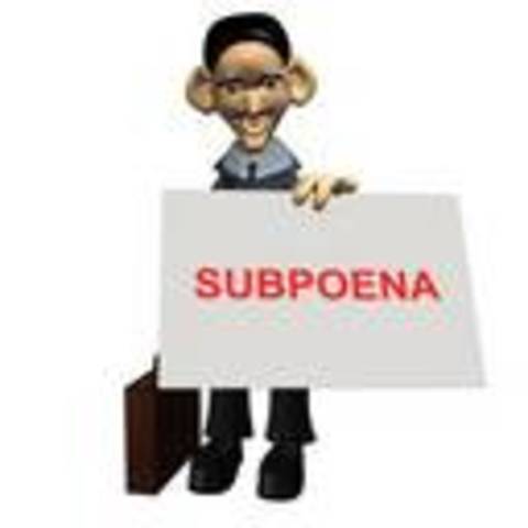 President refuses to write a subpoena for the tappings