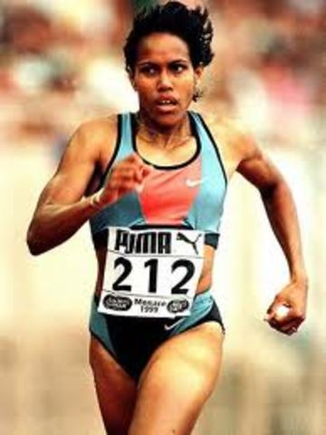 Cathy freeman won tow gold medles