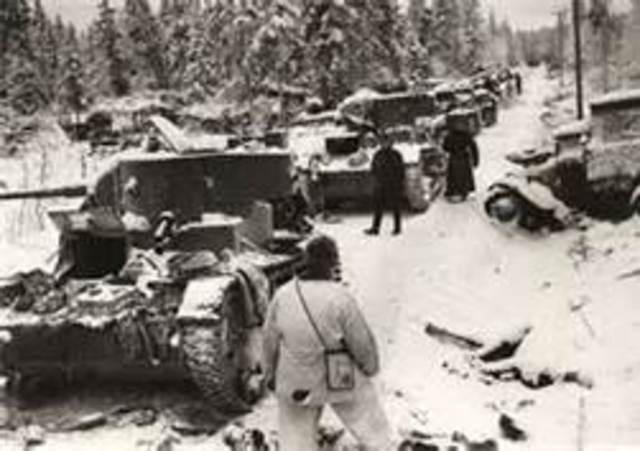 Stalin attacks Finland