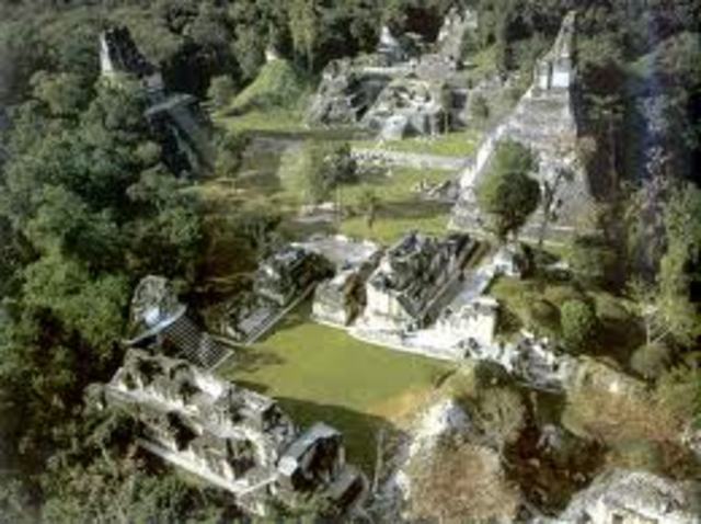 Tikal is abandoned
