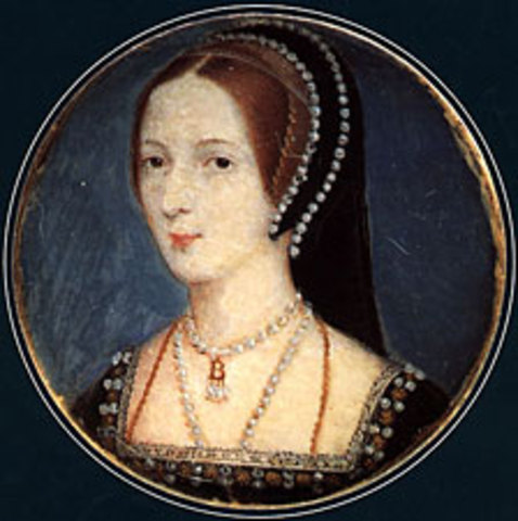 Anne Boleyn born