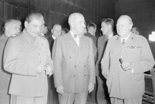 Allied Conference in Potsdam End