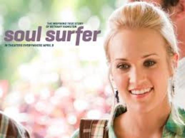 Carrie featured in the movie Soul Surfer
