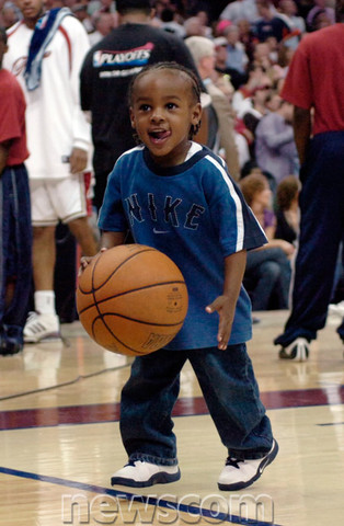 Lebron James, Jr. was born
