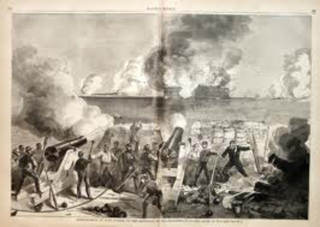 Fort Sumpter attacked Charleston, South Carolina
