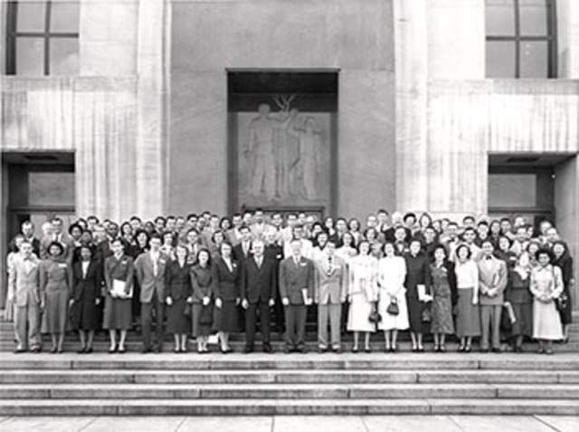 Delegates to the Mid-Century White House Conference on Children and Youth emphasized the importance of family-life education.