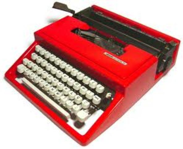 primer maquina de escribir electrica