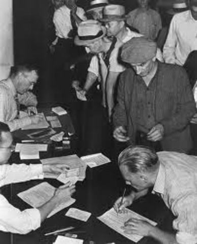 Social security is created