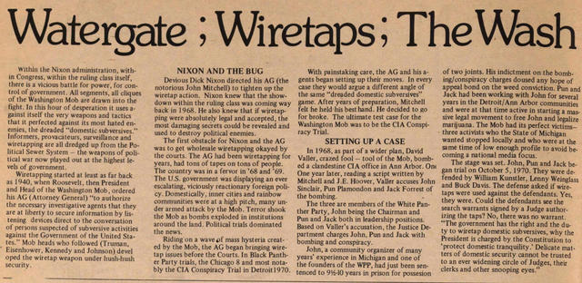 White House Being Tapped