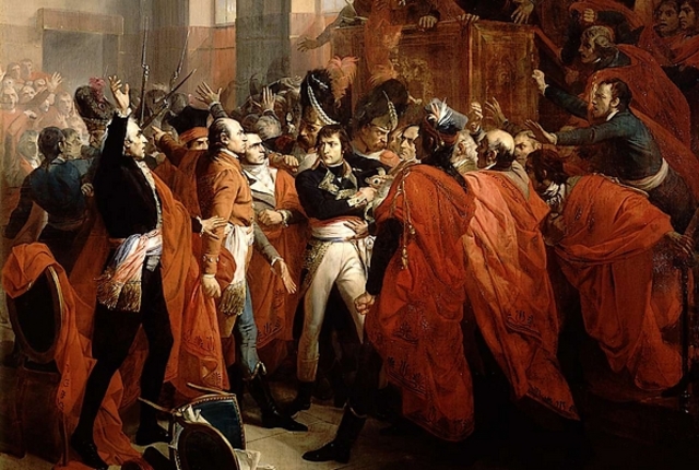 Napoleon gains power by a coup d'etat