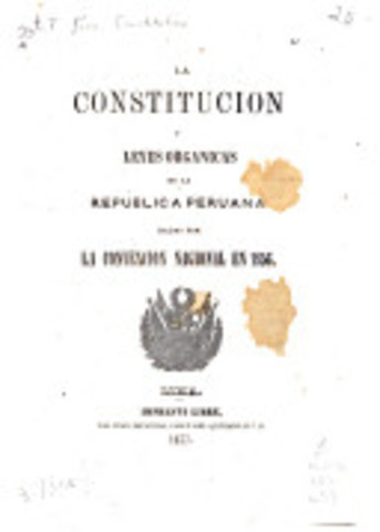 Promulgación de la 1era Constitución