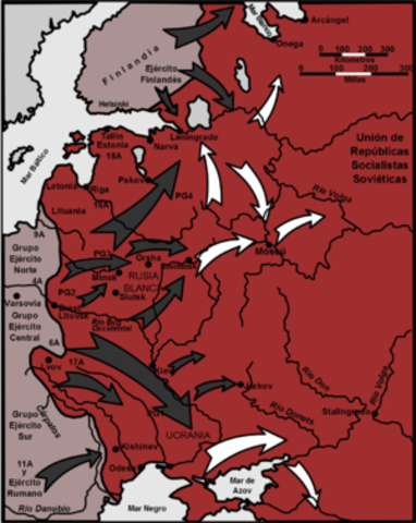 Alemania invade la URSS