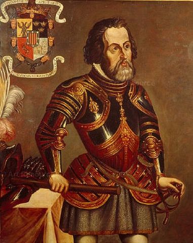 Hernan Cortes is born in Medellin, Spain